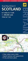 9. Scotland: AA Road Map Britain Sheet map, folded Book The Fast Free Shipping