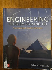 Engineering Problem-Solving 101 ISBN 978-0-07-179996-6