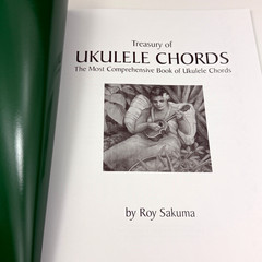 Treasury of Ukulele Chords Paperback Soft Cover Guide by Sakuma Roy – Brand New!