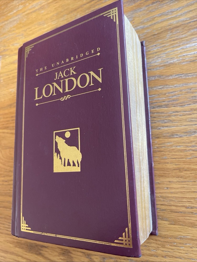 The Unabridged Jack London Book Hardcover Leather Bound Luxury Edition 1997