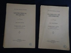 1927 Vintage Project Method Of Teaching Instruction Booklets Geometrical Drawing