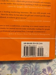 BOOK Never Eat Alone KEITH FERRAZZI Tahl Raz Other secrets to success one relati
