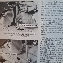Craftsman VTG Sears MCM Radial Arm Tools Guide Woodworking Projects Illustrated