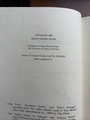 Will Henry’s West by Will Henry, Editor Dale L. Walker – 1st Edition 1984 Signed
