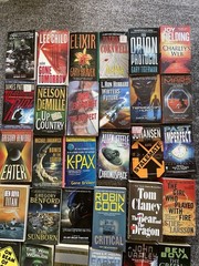 Lot 47 Paper Back Sci-fi Top Seller Novels Swanwick Patterson Crichton DeMille