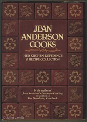 JEAN ANDERSON COOKS Cookbook Her Kitchen Reference & Recipe Collection 1ST/DJ