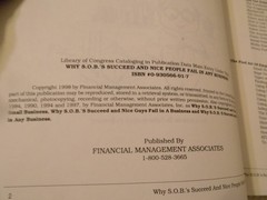 Why SOBs Succeed & Nice Guys Fail in Small Business Startup Manual Bob Morrison