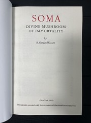 SOMA: Divine Mushroom of Immortality by R. Gordon Wasson,Harvest Special 10*7”
