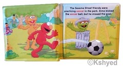 Sesame Street Zoe’s Goal Sports Bubble Book (1 Pack) – Great For Bath Time – New