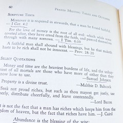 PRAYER MEETING TALKS & OUTLINES – 1958 BAKER BOOK HOUSE – CHRISTIAN HARD COVER