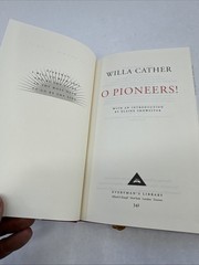 O Pioneers! (Everyman’s Library (Alfred A. Knopf, Inc.)) by CATHER, WILLA, hard