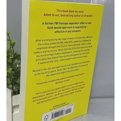Never Split The Difference By Chris Voss Books it will reach to you in 25-30 day