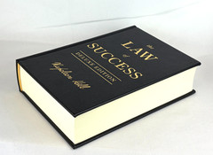 THE LAW OF SUCCESS Deluxe Edition Napoleon Hill Leather Bound Collectible NEW