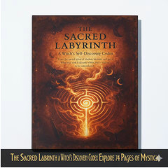 77 Pages Witchcraft Grimoire Pages Book of Shadows Kit with Moon Phases