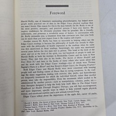 Edgar Cayce Handbook For Health Drugless Therapy Reilly Brod Black HC 1975 Vtg