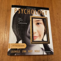 Psychology : From Inquiry to Understanding by Scott O. Lilienfeld (Hardcover)