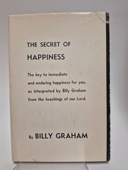 Billy Graham 1955 Secret Of Happiness – Signed