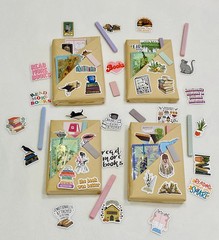 Blind Date With A Book Bookish Gift Bookmark Stickers fiction mystery Book Lover