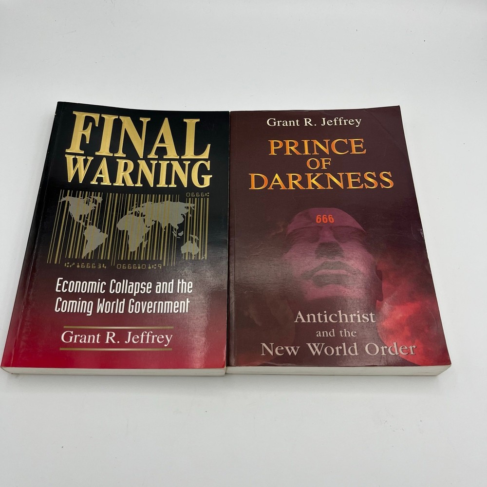 Grant R. Jeffrey Book Lot Set Of Two: Final Warning/Prince Of Darkness.Softcover