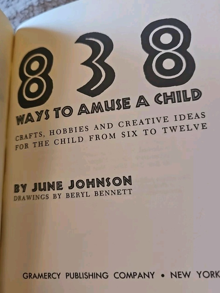 838 Ways To Amuse A Child