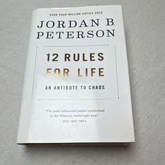 Jordan B. Peterson 12 Rules for Life An Antidote to Chaos Hardcover 2018