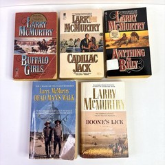 Lot of 5 Larry McMurtry Paperback Books Historical Western Fiction