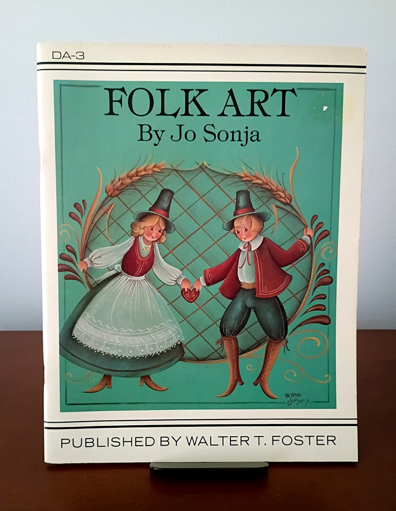 FOLK ART by Jo Sonja 48 Pages Paperback Craft Book 1986