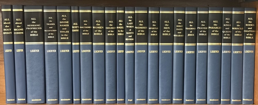 Herbert Lockyear “All the…” series, 21 volumes complete set hardcover
