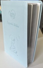Biblia Católica Precious Moments™, Leathersoft, Azul celeste (Spanish .. NEW