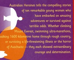 TEN Australian HEROINES Susan Geason. Stories of COURAGE and SURVIVAL 301 pages