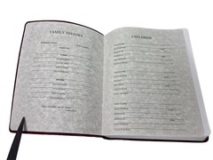 God’s Holy Bible KJV Special Margin Edition LARGE PRINT 1999 Burgundy Red Letter