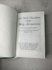 New World Translation Of The Holy Scriptures Green Watchtower Bible Vintage 1961