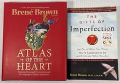 Lot 2 Brene Brown Atlas of the Heart Gifts Imperfection Self Help Worth Living