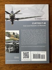 Curtiss P-40 Snub-nosed Kitty & Warhawks – Osprey Air Vanguard #11, 64 Pages