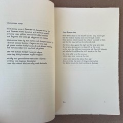 SWEDISH ENGLISH Poems Gunnar Ekelöf 1976 trans. Brita Stendahl LIMITED PRINTING