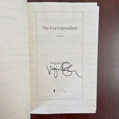 SIGNED Virginia Evans “The Correspondent” Hardcover 2025 Novel Book