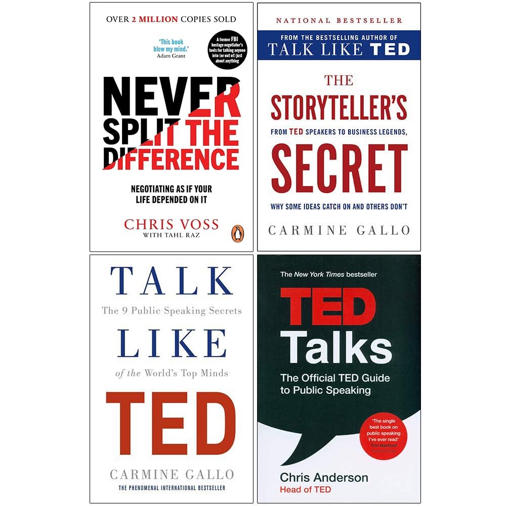 Never Split the Difference, The Storyteller’s Secret, Talk Lik…