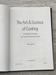The Art and Science of Cooking by Mary A. Michael