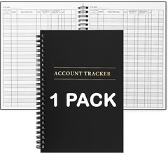 1 Pack Expense Tracker Ledger Book- Finance Book for Home Budget Tracking, Busin