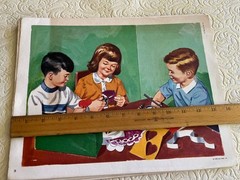 1965 David C Cook Publishing Instructions 7 Holiday Posters Educational ￼