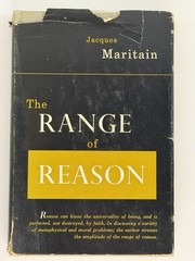 🧠 The Range of Reason: Jacques Maritain 1957 Scribner HC/DJ Philosophy Gem 📖