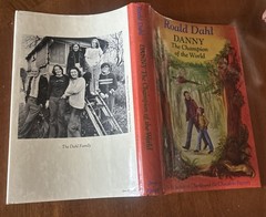 1st Printing ROALD DAHL DANNY THE CHAMPION OF THE WORLD ‘1975 HCDJ Like New