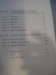 LOT OF 2 WATER EXERCISE & WATER AEROBICS PAPERBACK BOOKS.