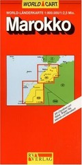 Morocco Map (GeoCenter Euro Map S.) by Orell F Ussli Graphisch Sheet map, folded