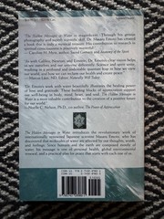 Masaru Emoto Hidden Messages in Water Trade Paperback Atria Books RARE