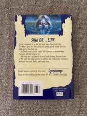 LN 1st print Goosebumps #56 The Curse of Camp Cold Lake w/att bookmark & cards
