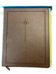 Journey The World NIV Bible Brown Faux Leather Bound Large Print