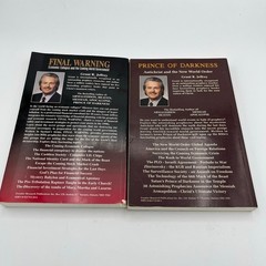 Grant R. Jeffrey Book Lot Set Of Two: Final Warning/Prince Of Darkness.Softcover