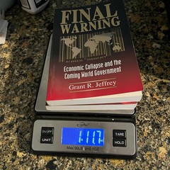 Grant R. Jeffrey Book Lot Set Of Two: Final Warning/Prince Of Darkness.Softcover