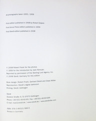 The Americans by Robert Frank – Intro Jack Kerouac 2008 1st Steidl Edition HCDJ
